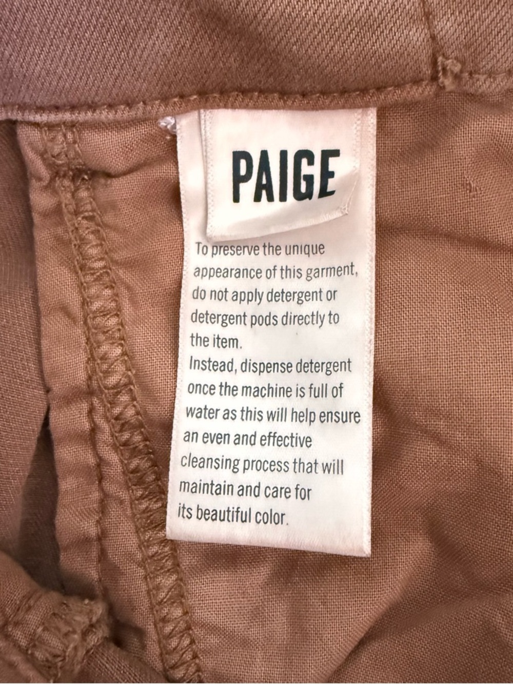 PAIGE Brooklyn Straight Ankle Pants Size 25 Brown High Rise Stretch - Picture 6 of 9